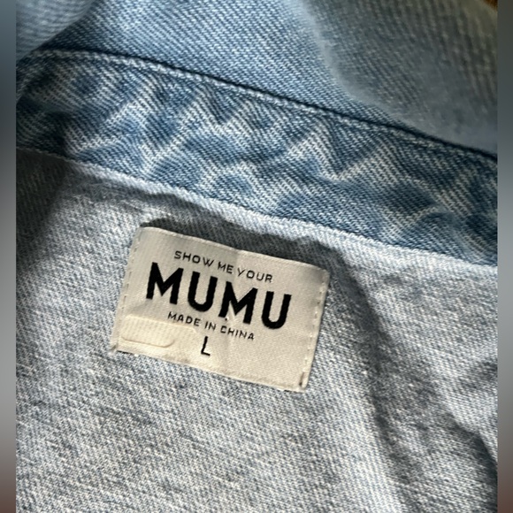 Show me your mumu denim romper size large - Picture 6 of 6